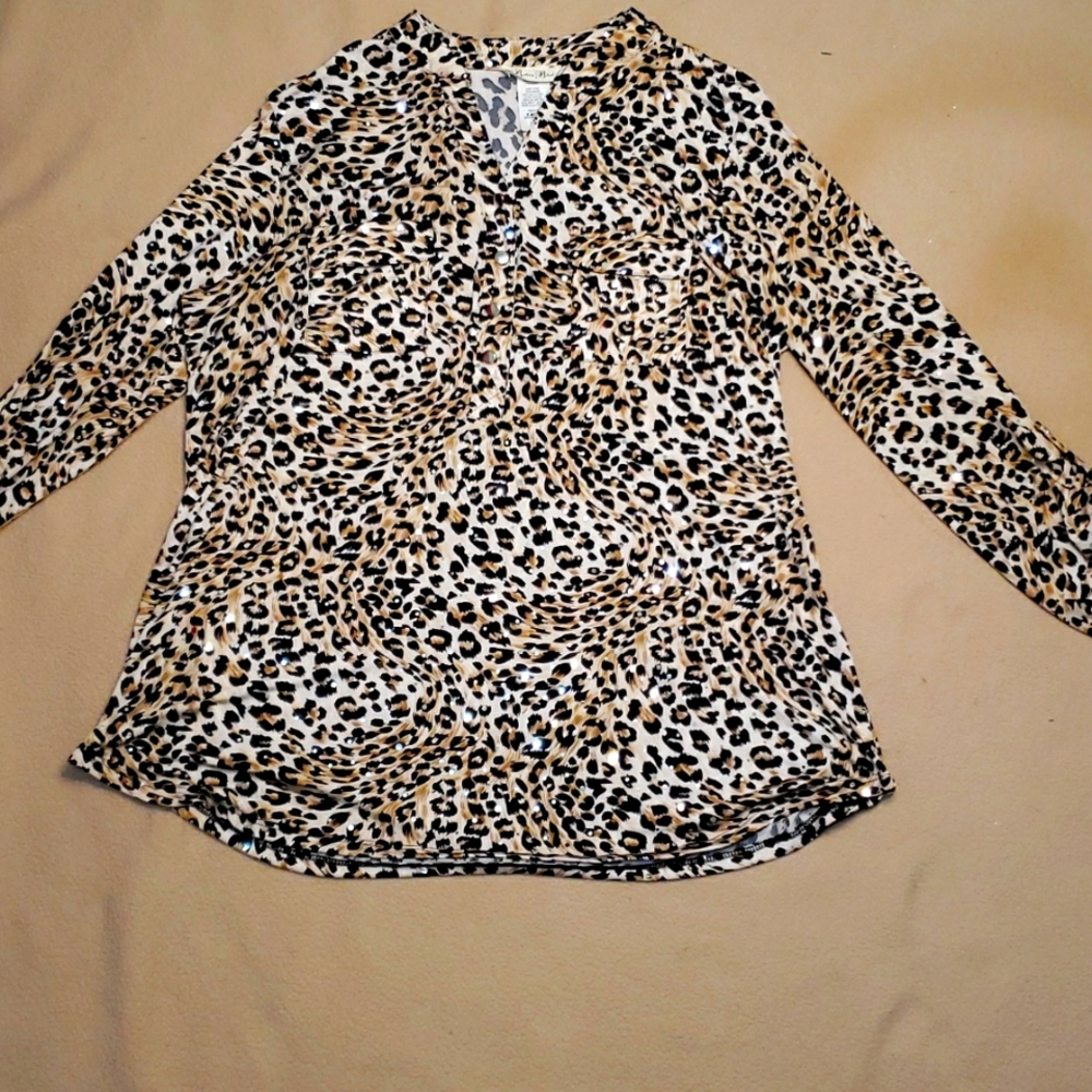 Brittany Black, Large, Leopard print